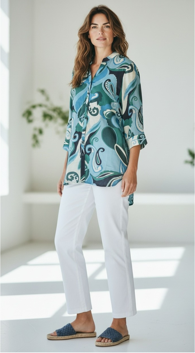 3609_Tab_sleeve_Paisley_print_overshirt_2026_Summer_Equinox