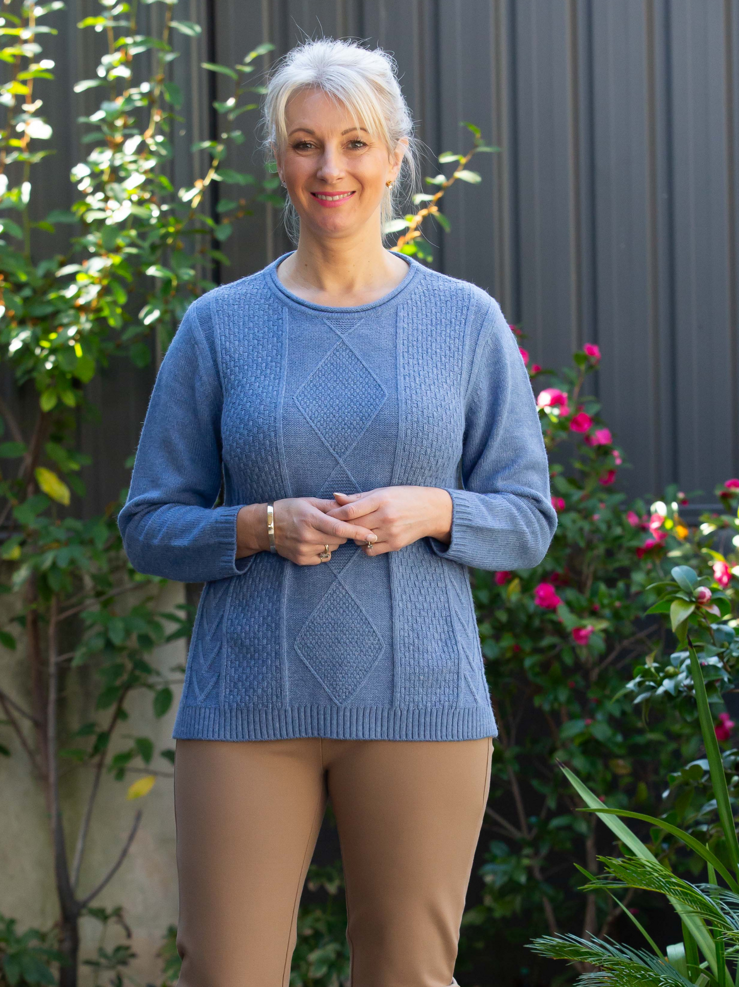 Ponti Capri pull-on pants #6936 Mocha