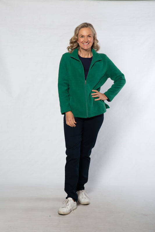 Polar Fleece Zip-Through Jacket #8001 – Green