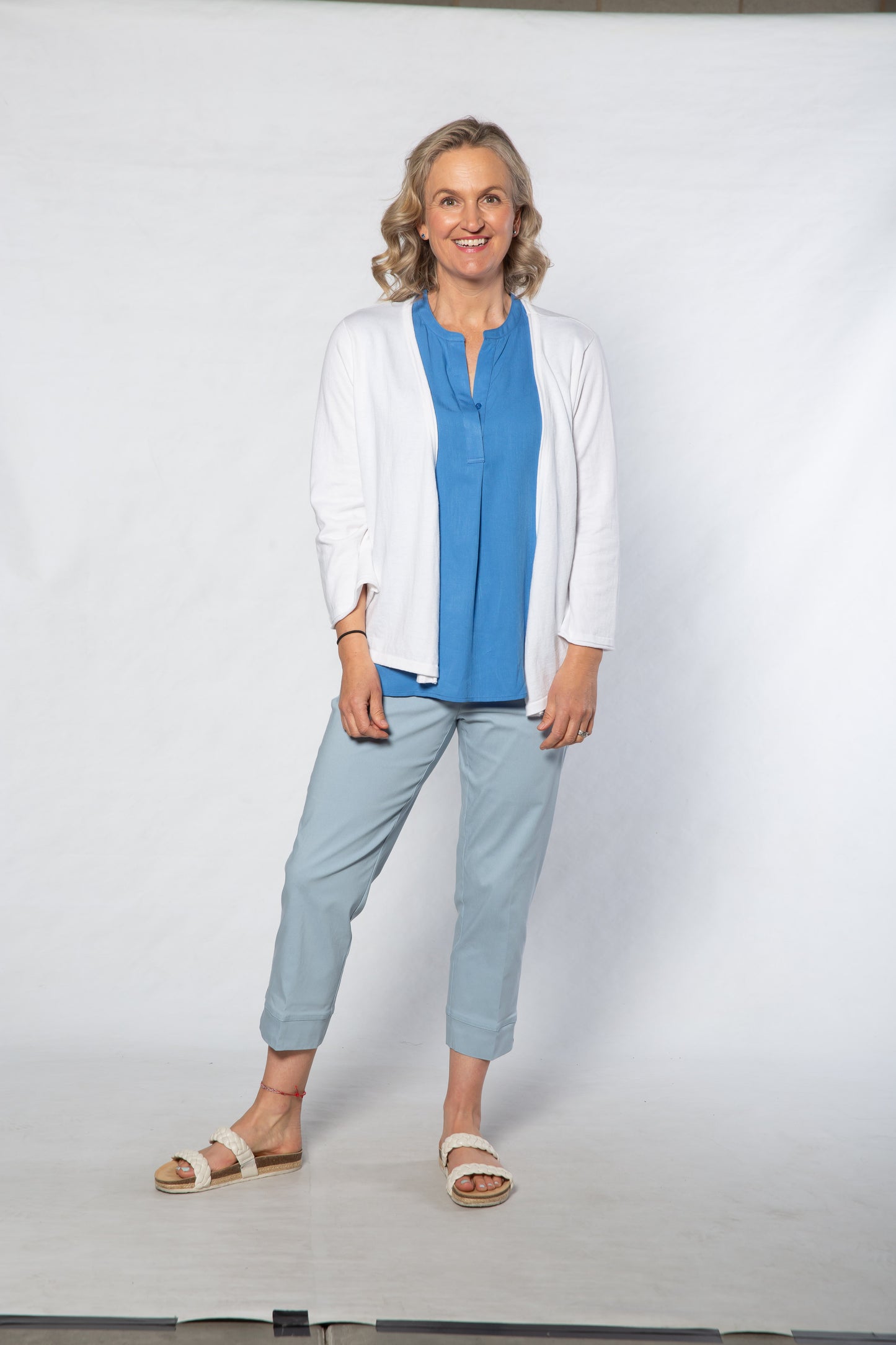 3/4 length bengaline capri pant #6720 Ocean