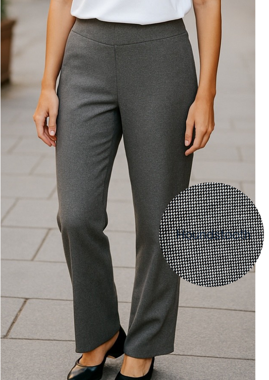 Three capri pants in different patterns with a person wearing each, labeled 'Winter 2026' and 'Capri's'.