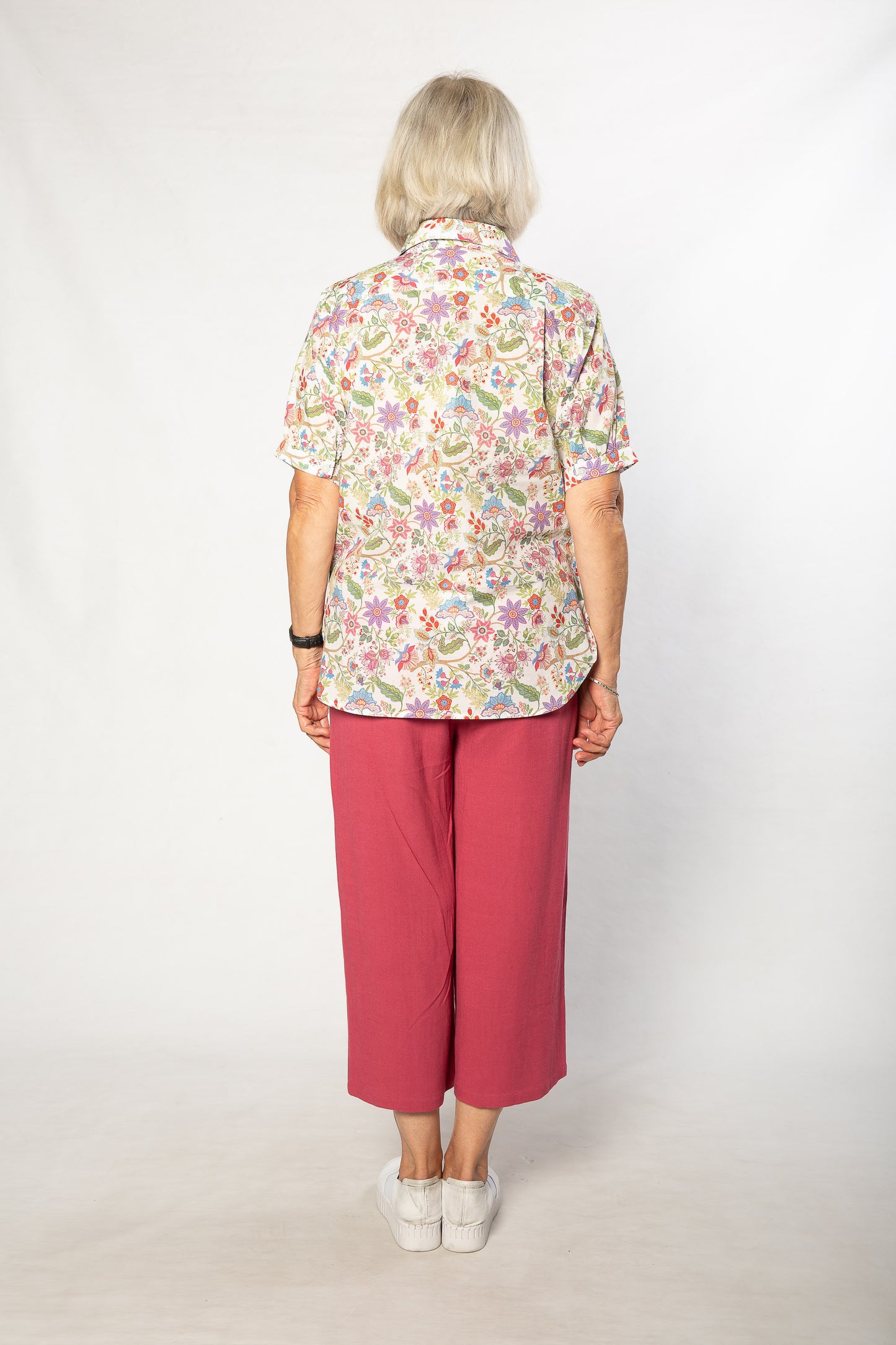 Short sleeve Floral Shirt #3435 Flora