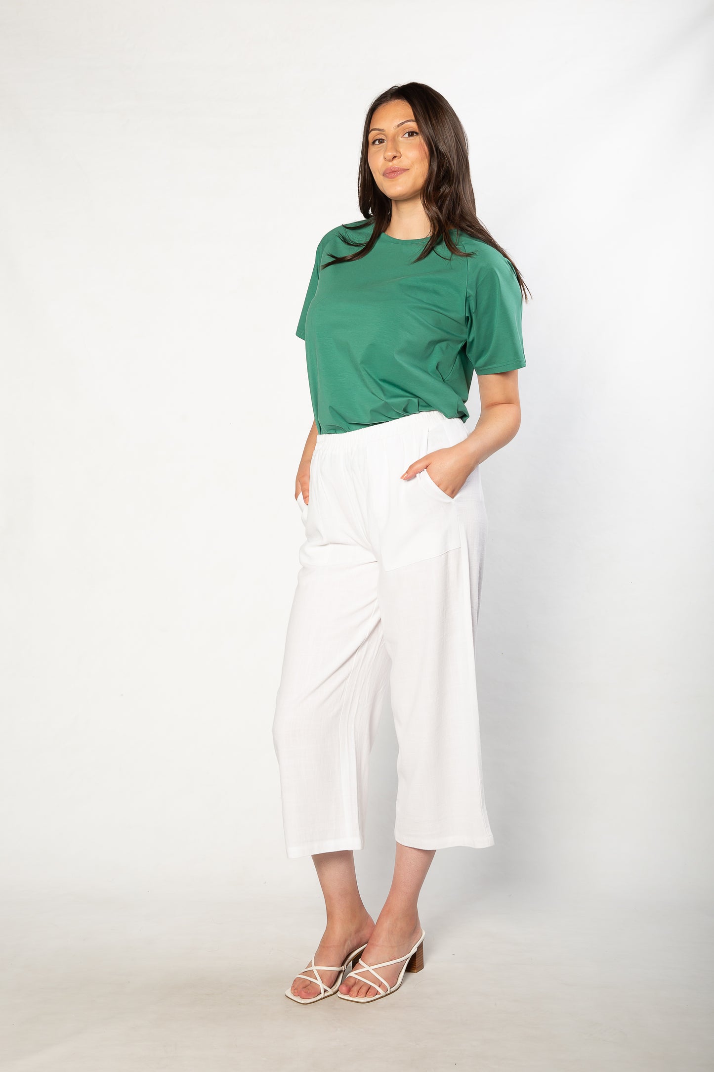 Stretch Raglan Sleeve round neck T-Shirt #149 - Sage