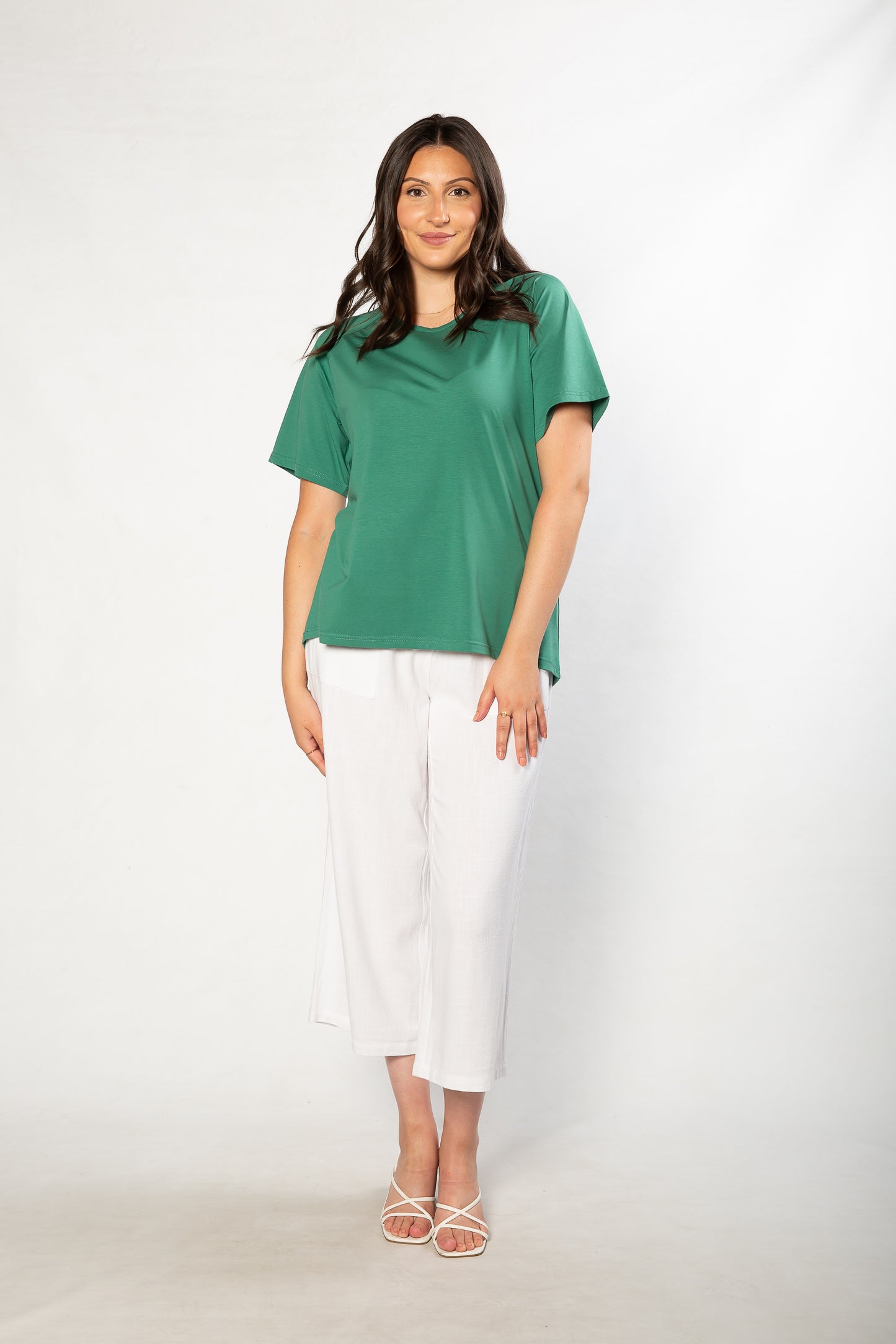 Stretch Raglan Sleeve round neck T-Shirt #149 - Sage