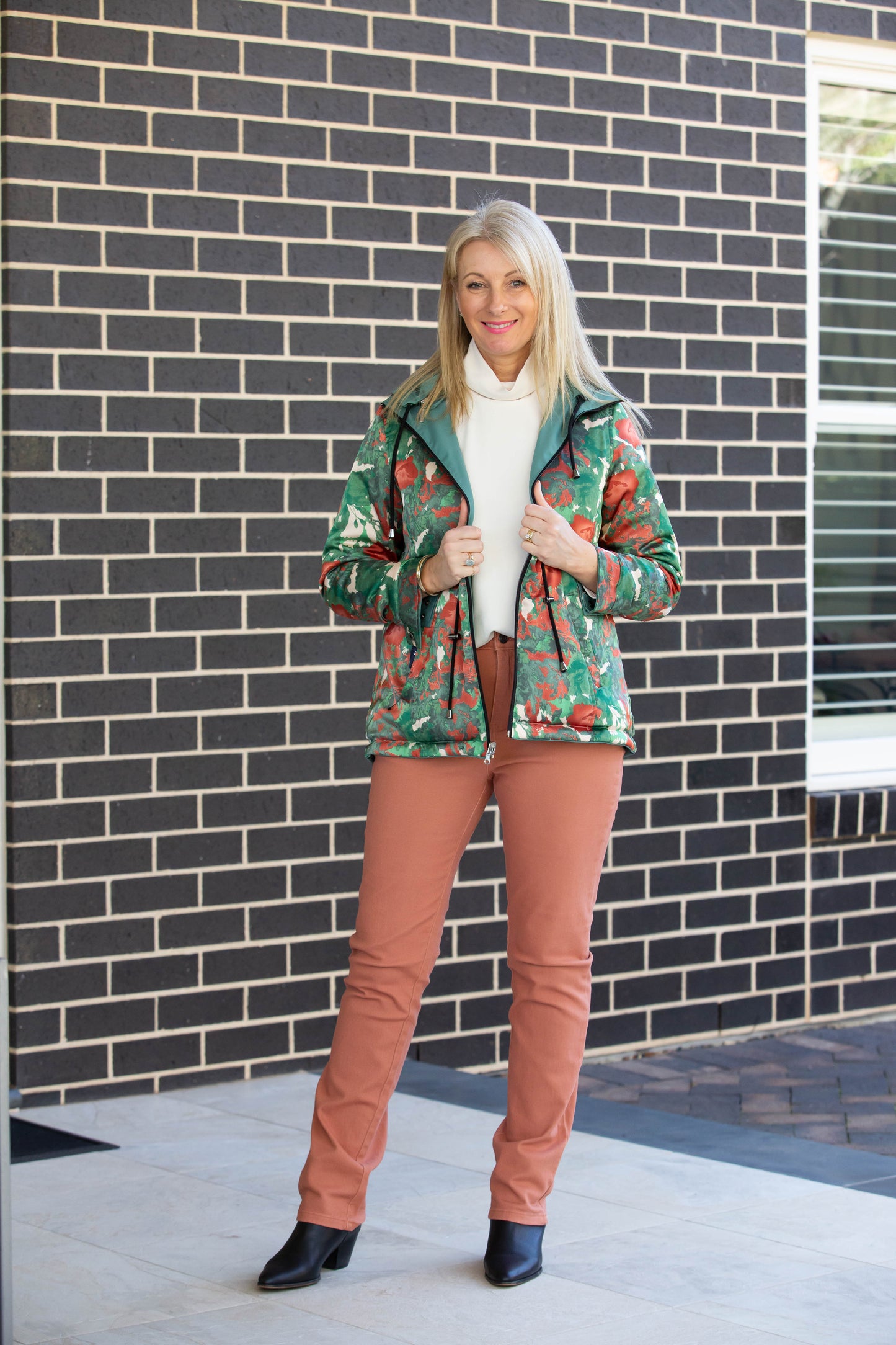 Straight leg 5pkt stretch denim jean #6945 Nutmeg