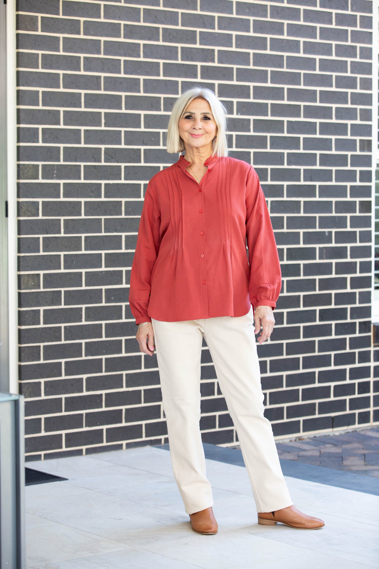 Straight leg 5pkt stretch denim jean #6945 Natural
