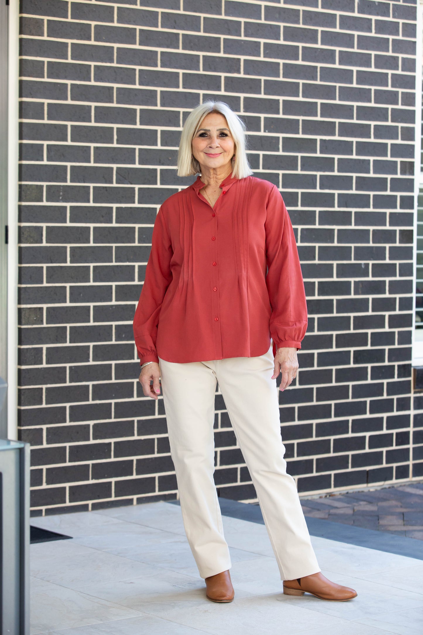 Straight leg 5pkt stretch denim jean #6945 Natural