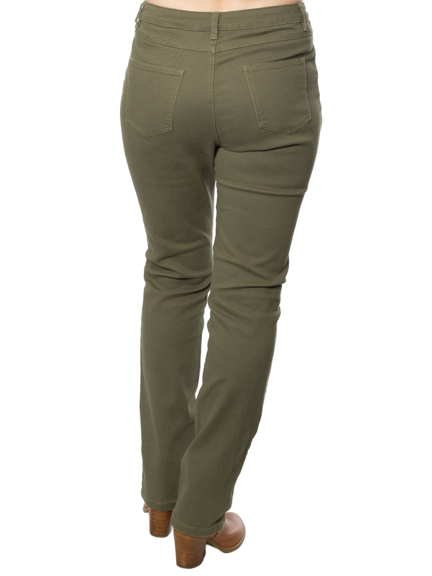 Stretch cotton 5 pocket jean #6945 Green