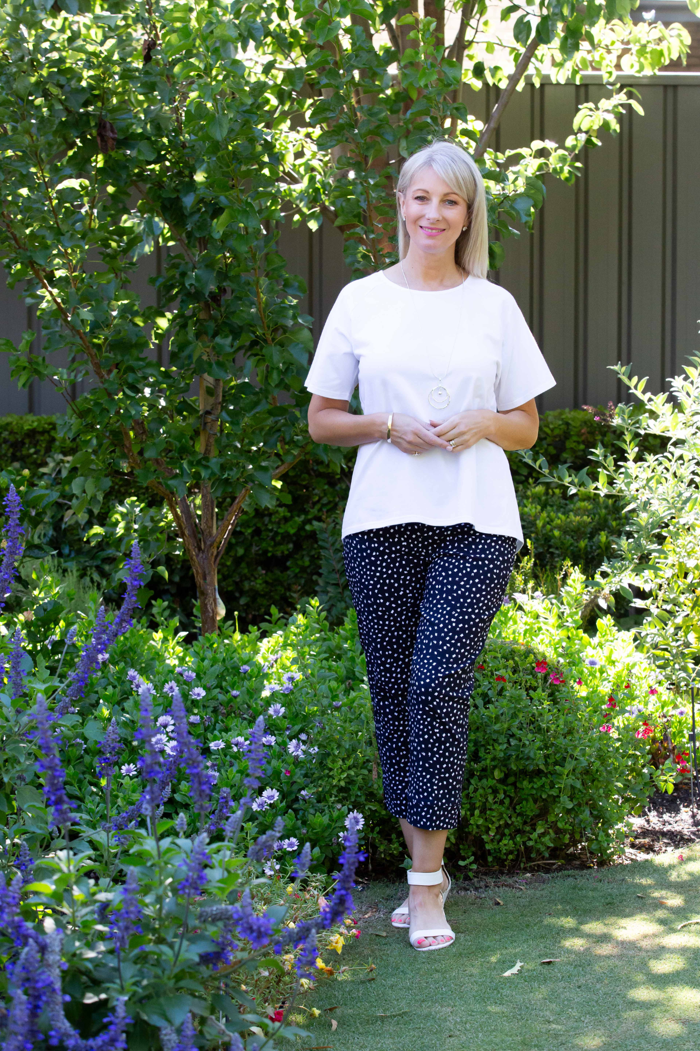 Stretch Raglan Sleeve round neck T-Shirt #149 - White