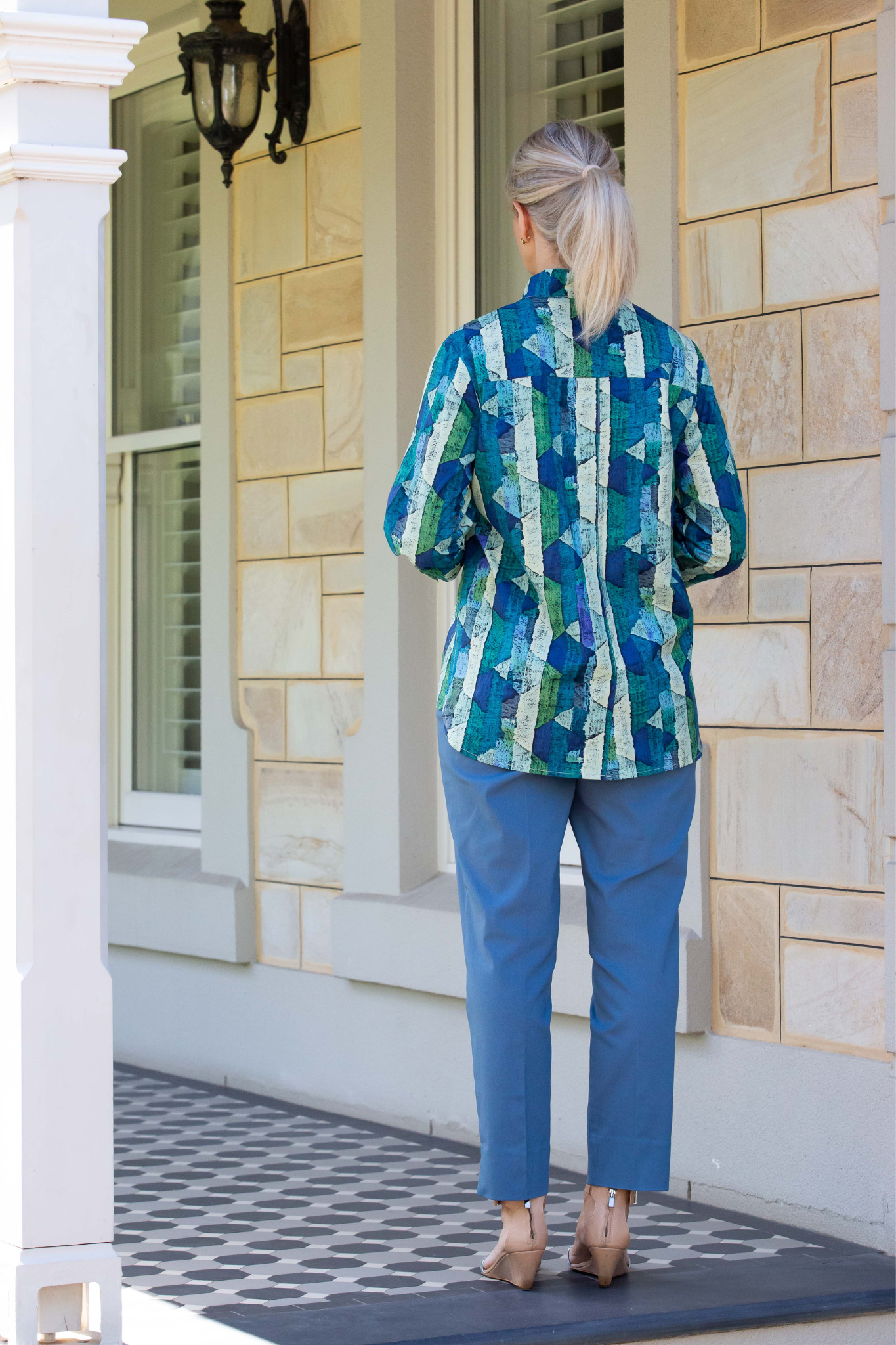 7/8 length bengaline pant #6709 Peacock
