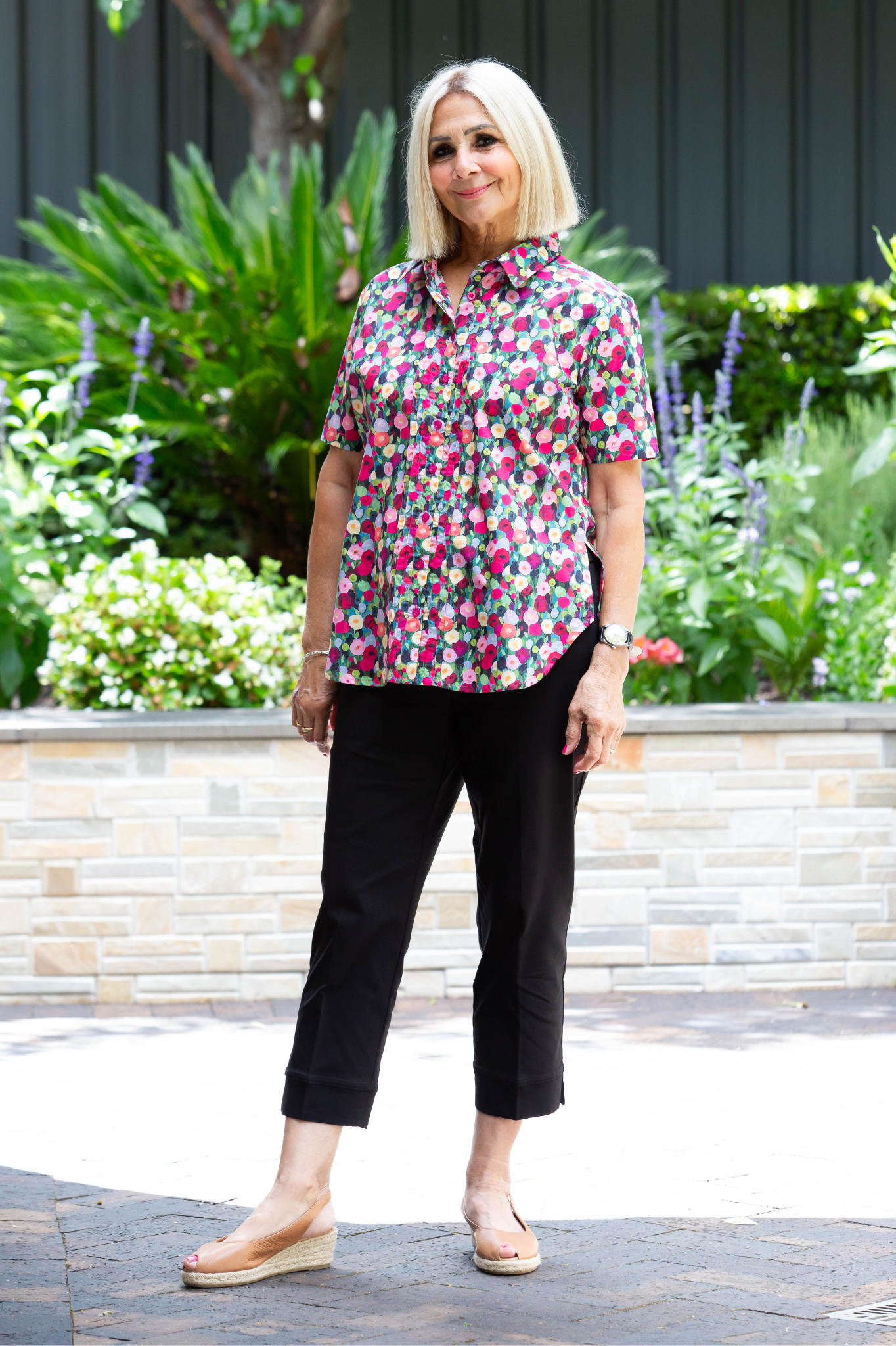 3/4 length bengaline pant #6720 Black