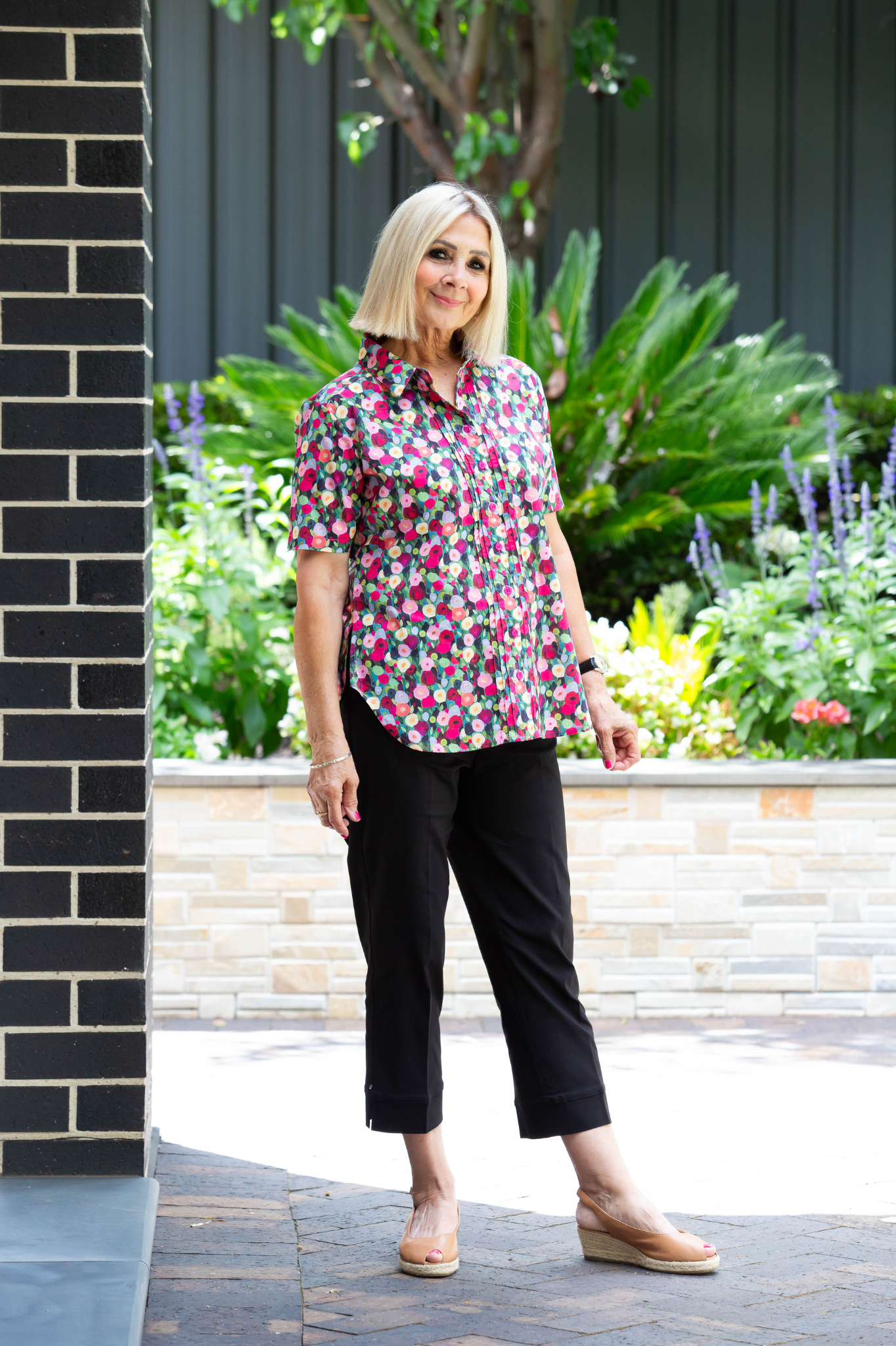 3/4 length bengaline pant #6720 Black