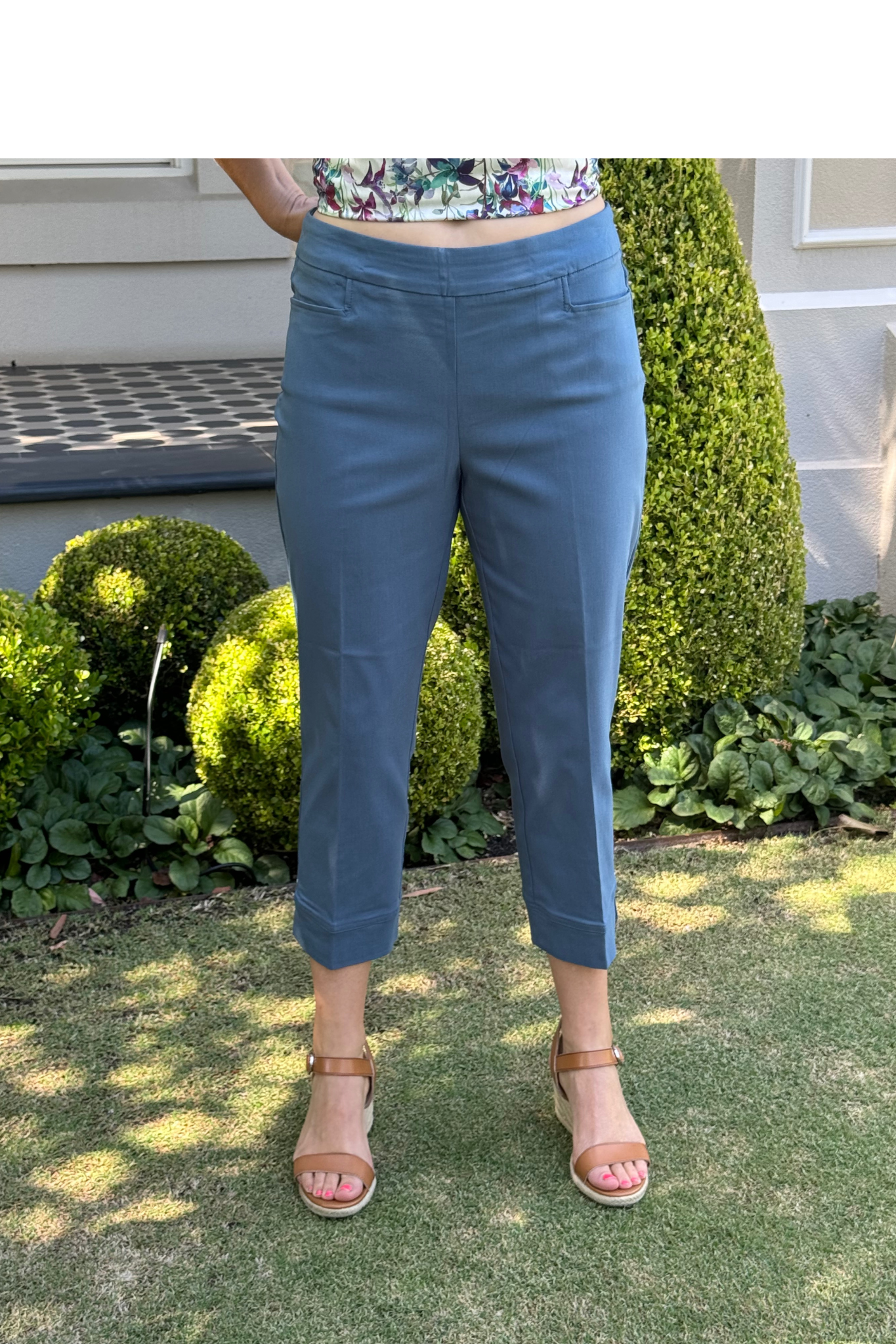 3/4 length bengaline pant #6720 Peacock