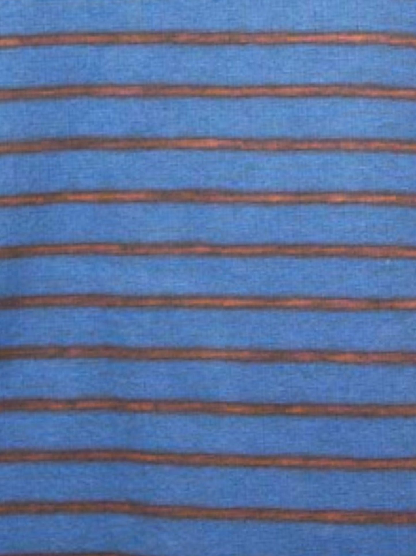 Stripe half zip cotton rugby with half zip opening #1081 Blue