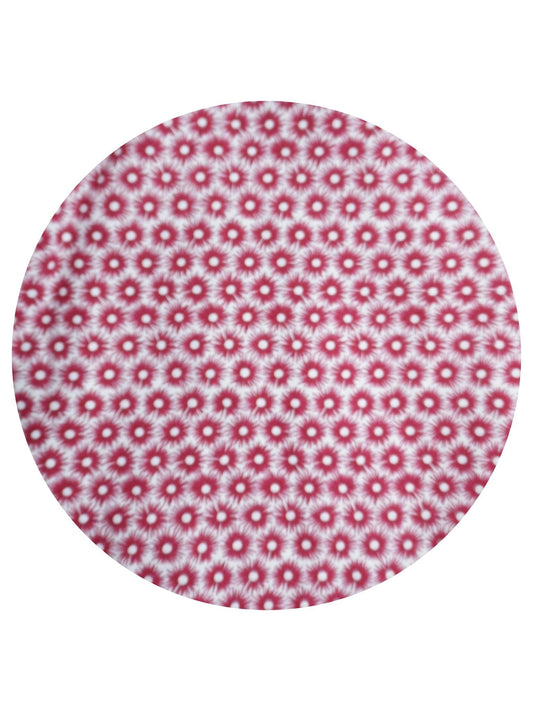 Semi-Fitted Lightweight 100% Cotton Long sleeve Daisy floral print shirt with front pleat detail #3148 - Rosewood