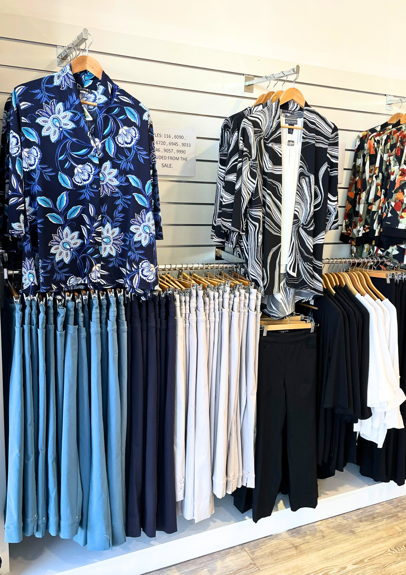 Blue Floral Two way stretch Jersey Jacket #9057 Blue