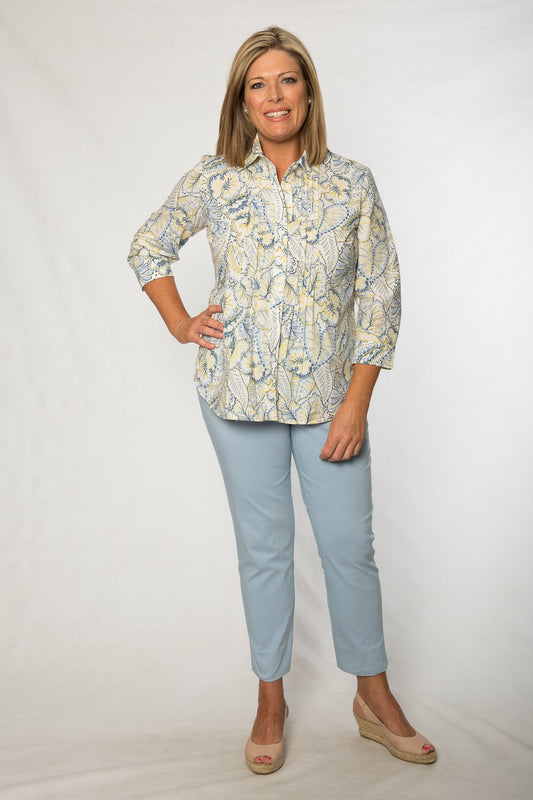 7/8 length bengaline pant #6709 Ocean