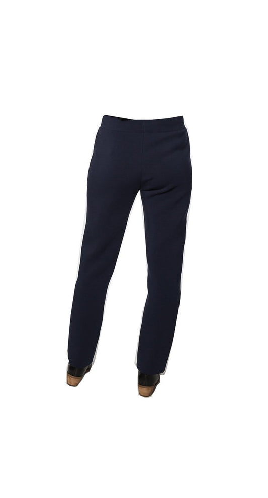 Draw cord leisure pant with pockets #6621 Black