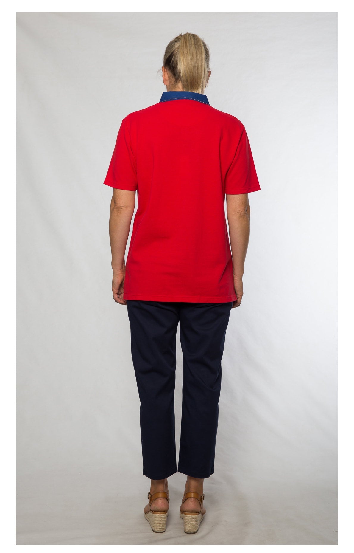 Short sleeve piquet polo #27 Berry
