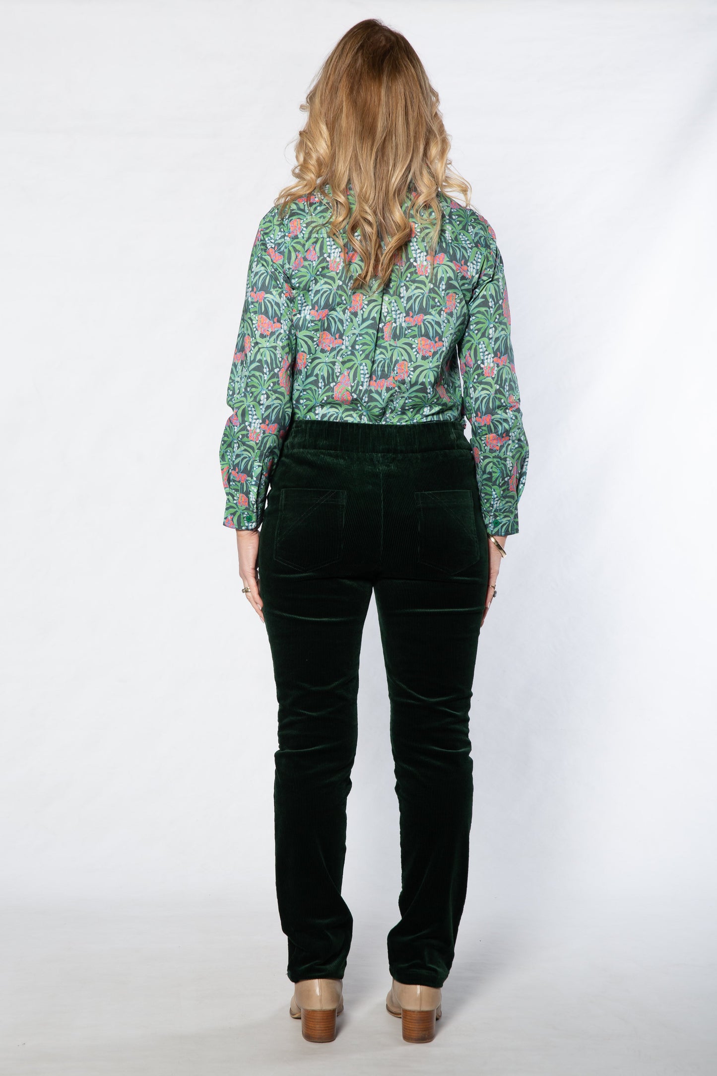 Pure Cotton Long Sleeve Floral Shirt – Style #3962