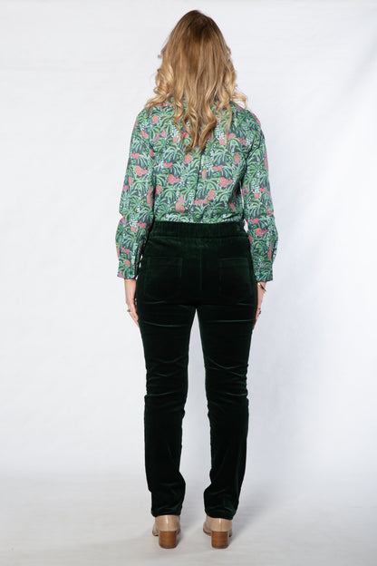 Pure Cotton Long Sleeve Floral Shirt – Style #3962