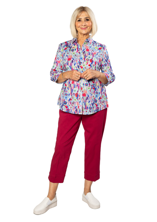 3/4 length bengaline pant #6720 Ruby
