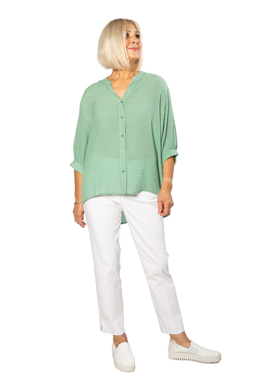 7/8 length bengaline pant #6709 White