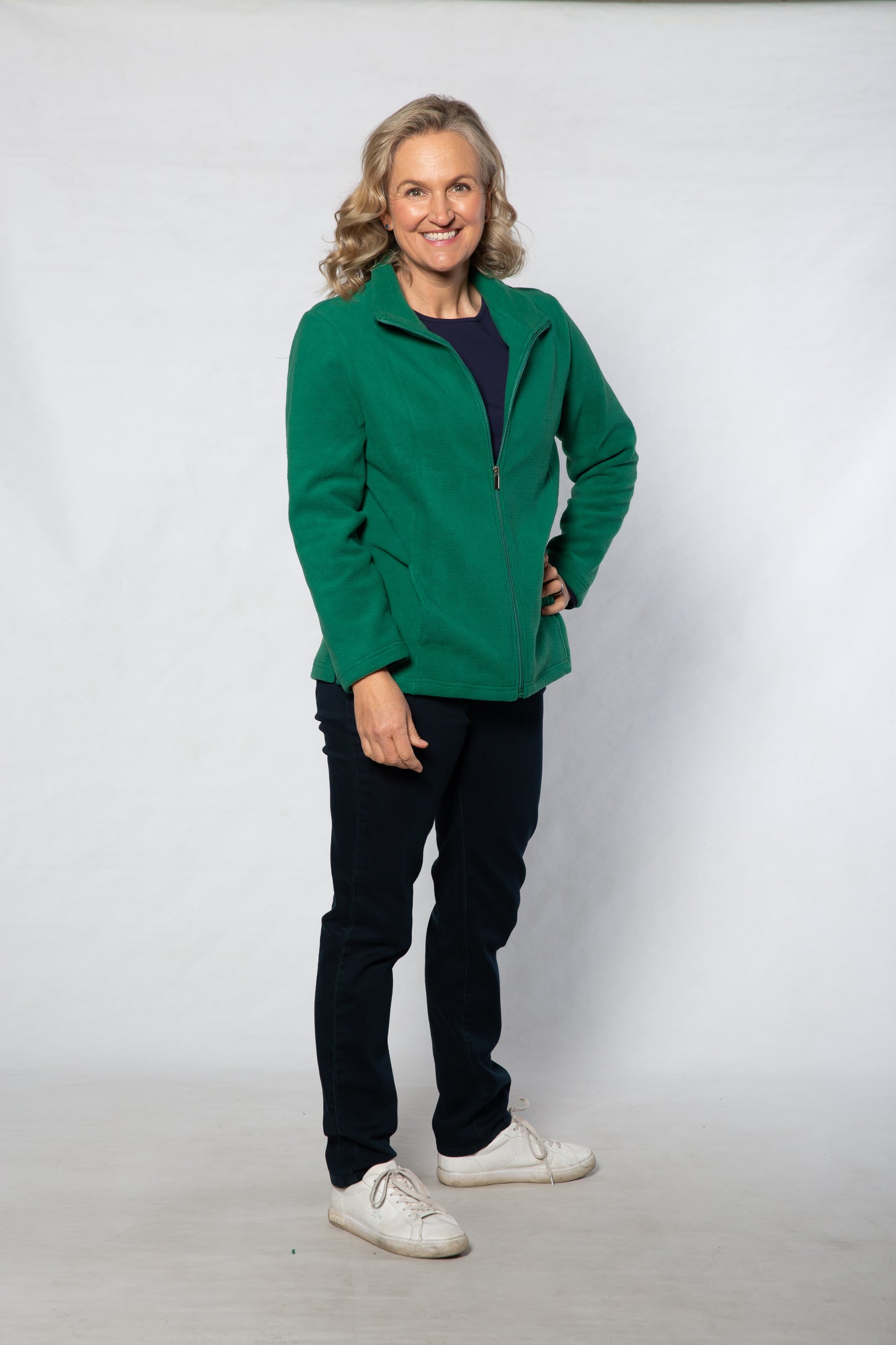 Polarfleece casual jacket #8001 GREEN