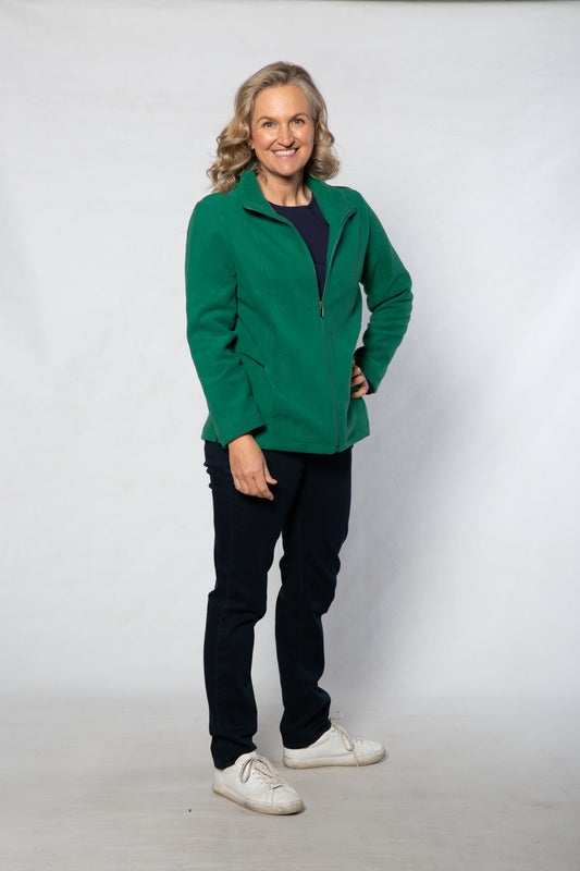 Polar Fleece Zip-Through Jacket #8001 – Green