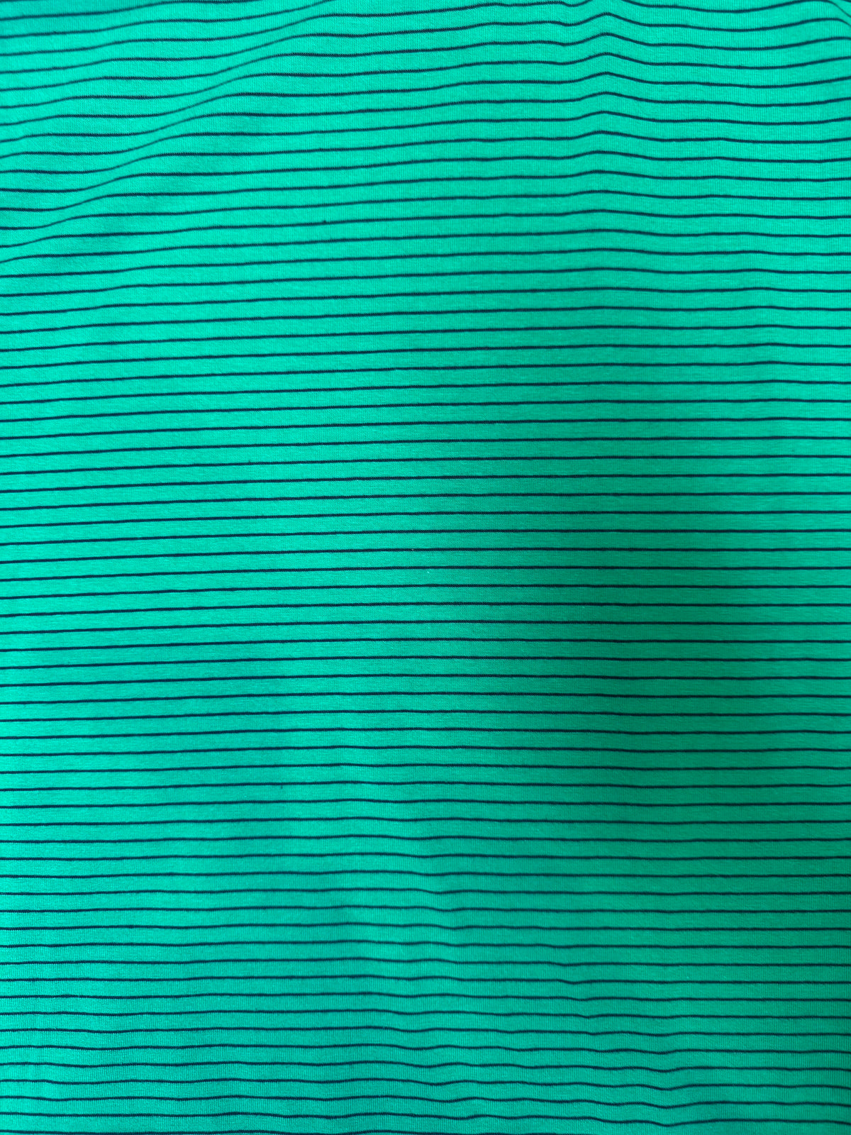 Half-Zip Yarn-Dyed Stripe Polo Top Style #232