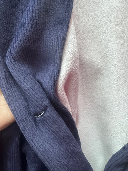 Fleece lined Stretch cord Jacket with pockets #9232 NATURAL