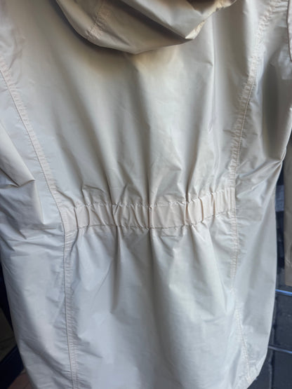 Waterproof Thigh Length Jacket with Removable Hood #9006 - Silver