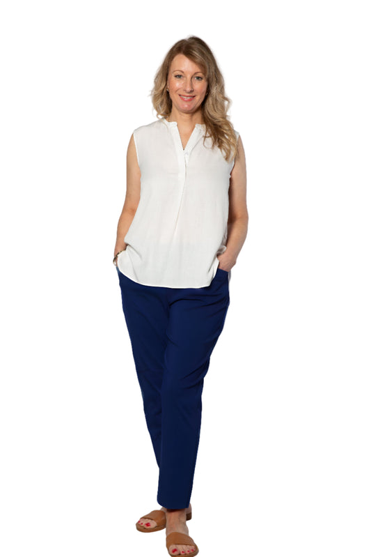 7/8 length bengaline pant #6709 Navy