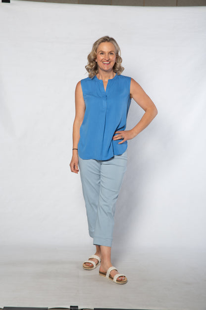 3/4 length bengaline capri pant #6720 Ocean
