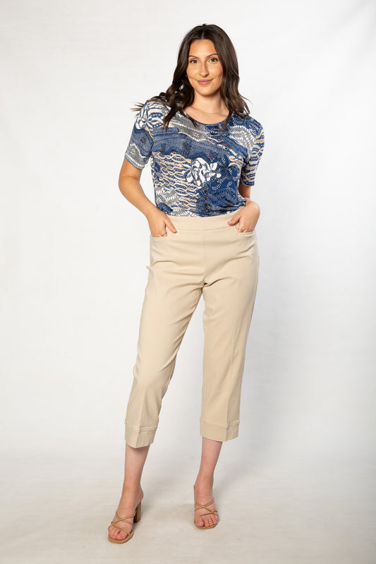 3/4 length bengaline pant #6720 Sand