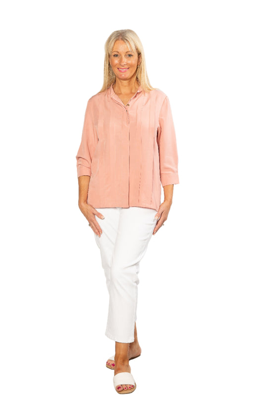 Stretch Cotton Crop Capri Pant Jean - #6077 White