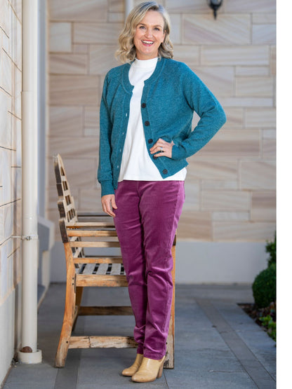 Two-Way Stretch Cord Pull-On Pant – Style 6007 | Pink