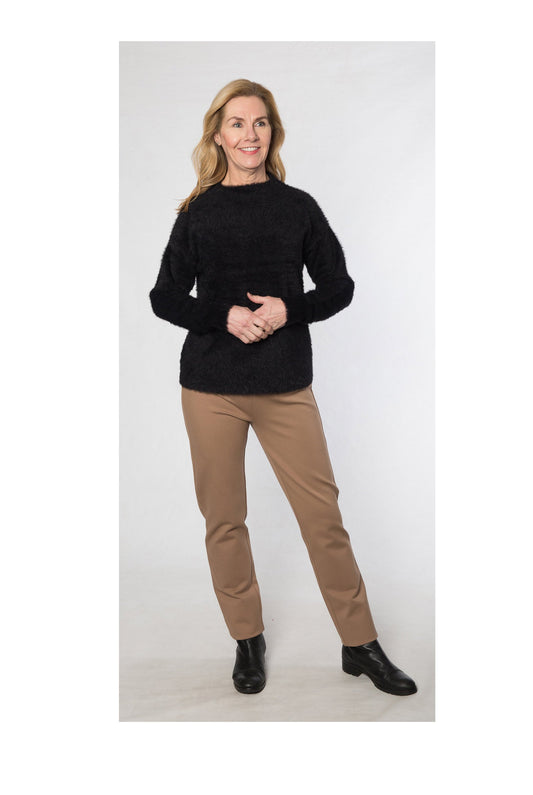 Bunny yarn sweater #5745 Black
