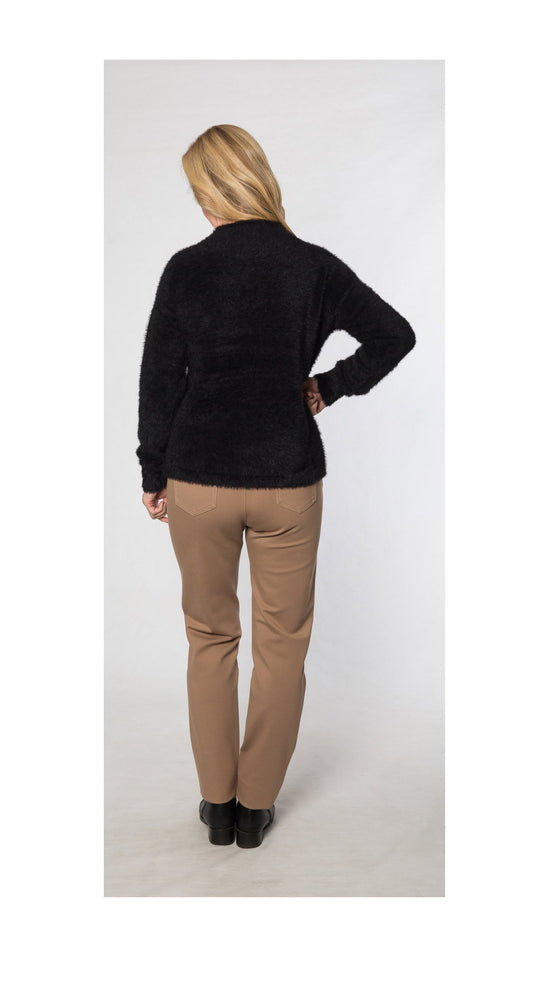 Bunny yarn sweater #5745 Black
